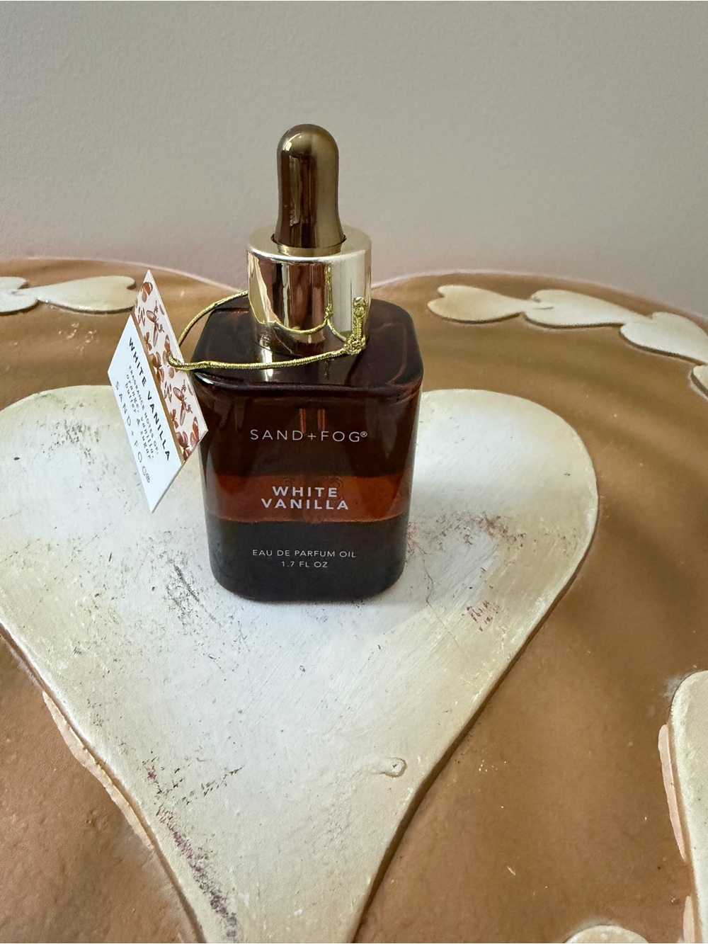 SAND + FOG White Vanilla Eau de Parfum Oil - Amber Brown Bottle